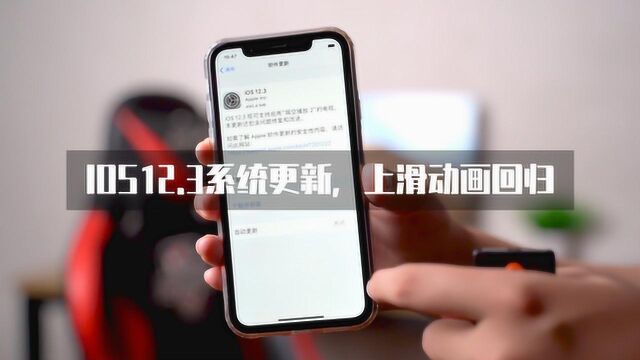 苹果IOS12.3正式版更新,经典退出动画回归!