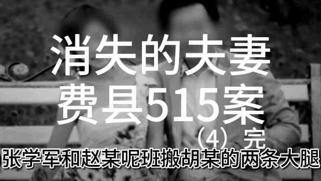 消失的夫妻(4)山东临沂费县515特大入室抢劫杀人案