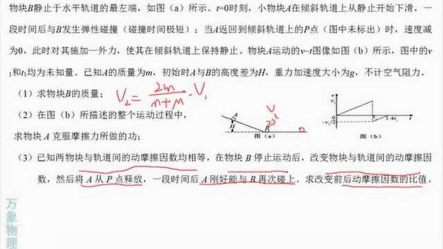 高考物理真题分析之力学计算题篇2(2019全国卷)