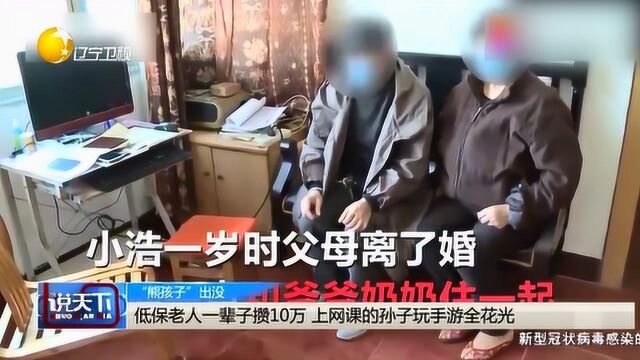 《说天下》低保老人一辈子攒10万 孙子玩手游一下全花光