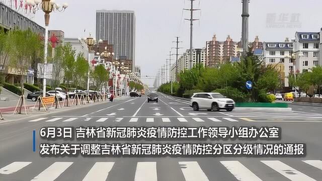 吉林省舒兰市风险等级由高风险调整为低风险