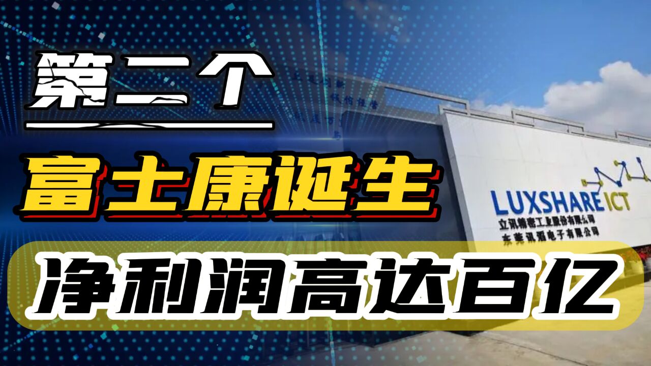 第二个富士康诞生!净利润高达百亿,员工24万,富士康地位不保?