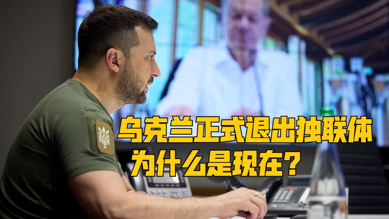 乌克兰正式退出独联体 为什么是现在?