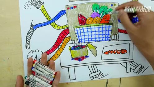 少儿创意绘画：厨房机器人