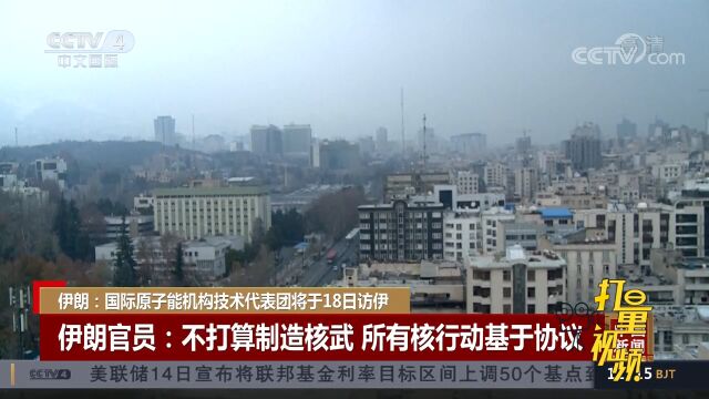 伊朗:国际原子能机构技术代表团将于18日访伊