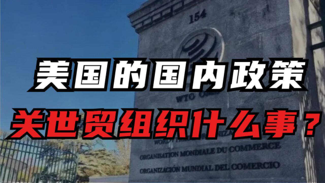 60多国齐聚世贸组织总部,2000多个书面问题,抨击美国破坏市场规则