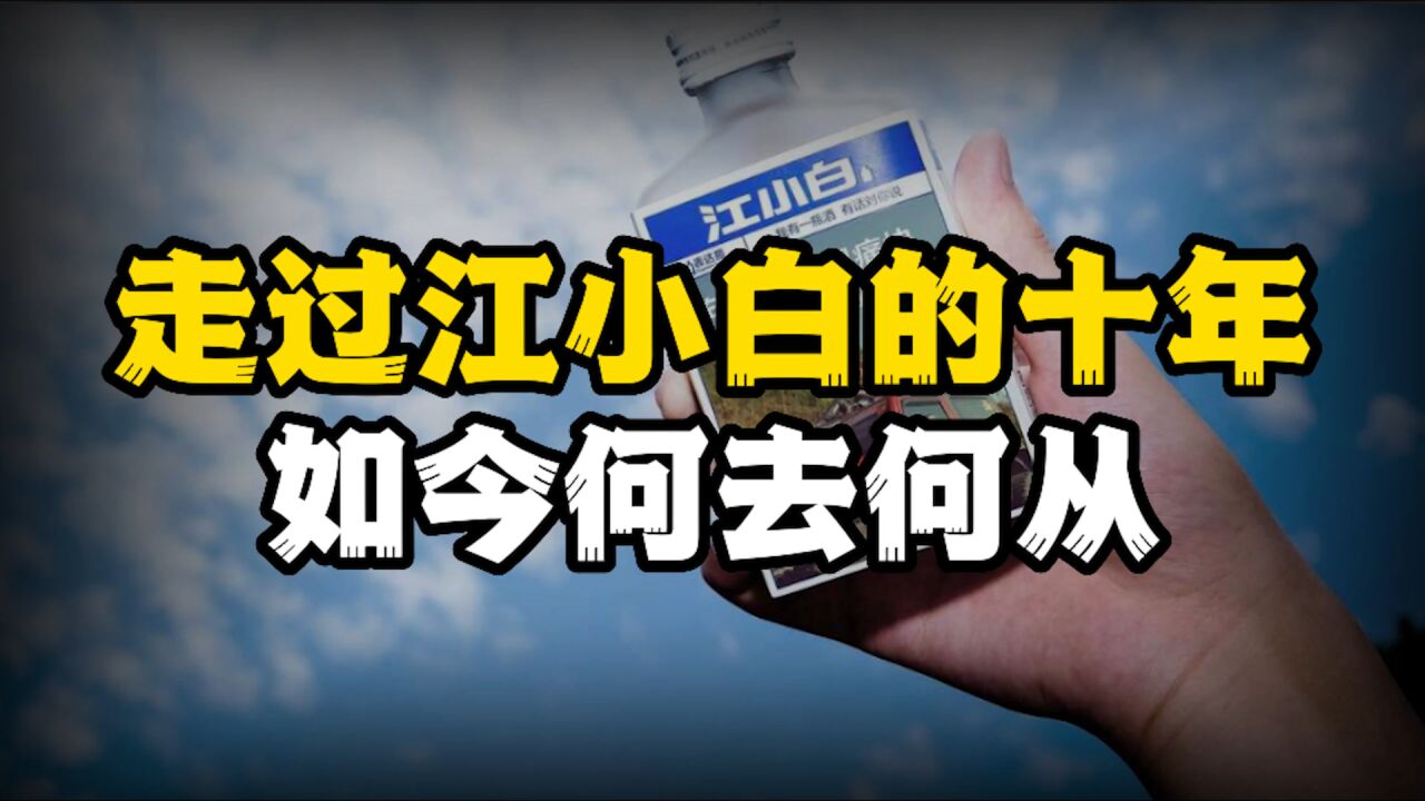 江小白的十年,有高潮有低谷,却一直没能踏进高端白酒的大门