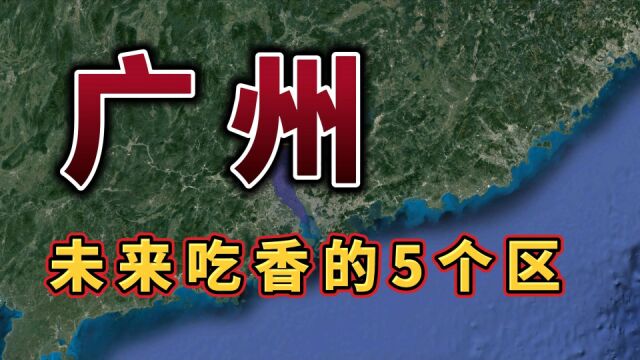 广州被“中央”看好的五个区,未来有福了,看看有你的家乡吗?