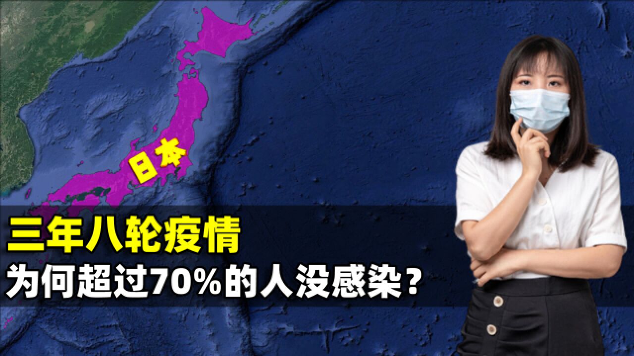 日本人口密度这么大,放开还早,为什么还有超过70%的人没感染?