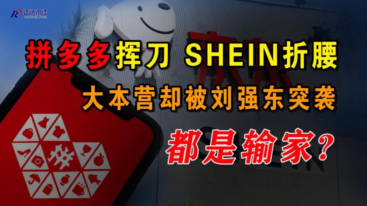 拼多多挥刀SHEIN折腰,大本营却被刘强东突袭,都是输家?