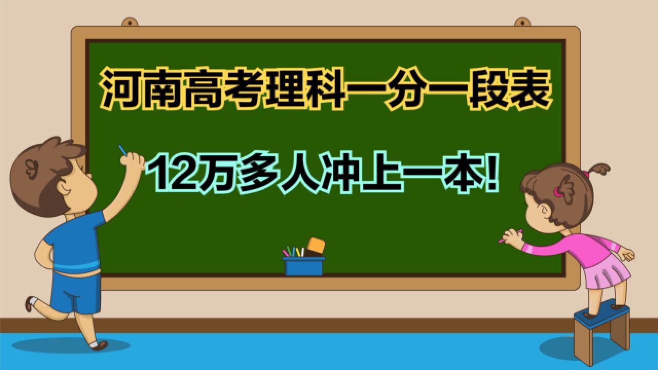 河南74人超700分!2023河南高考理科一分一段表,12.5万人过一本