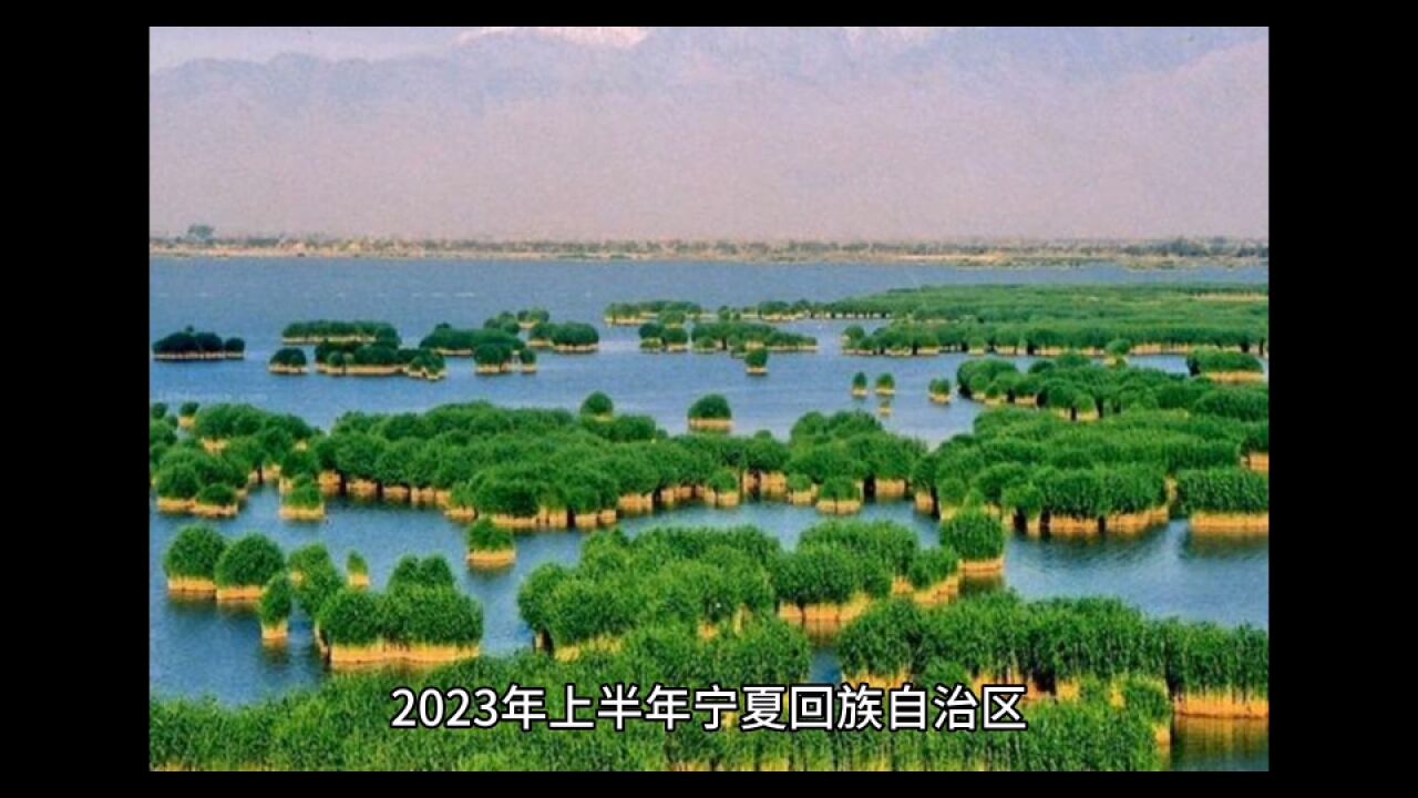 2023年上半年宁夏各地GDP表现,银川表现稳定,固原增速出色