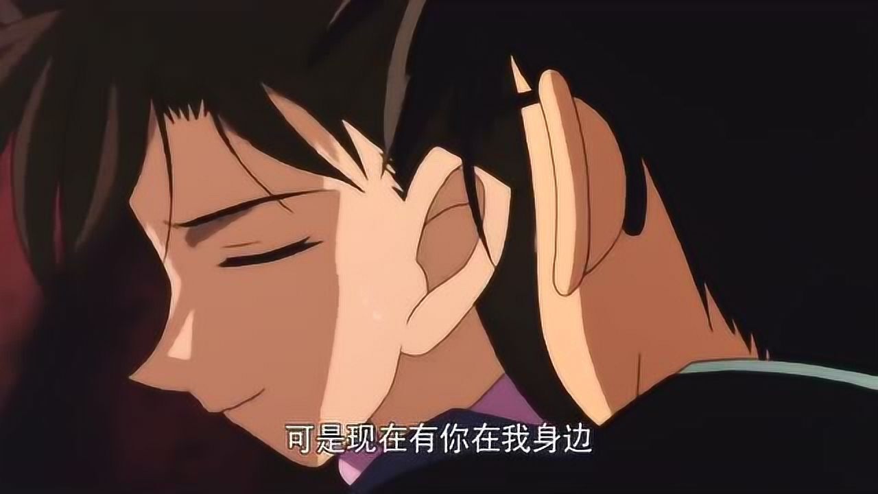 名侦探柯南小兰抱柯南站在楼边害怕也一定要活着等新一回来