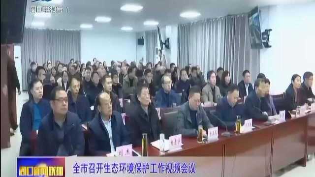 周口市召开生态环境保护工作视频会议