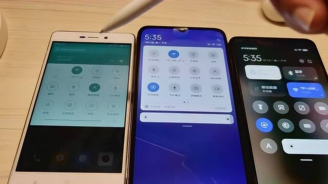3款红米机型同框,无论硬件还是软件,历史的痕迹都无比清晰!