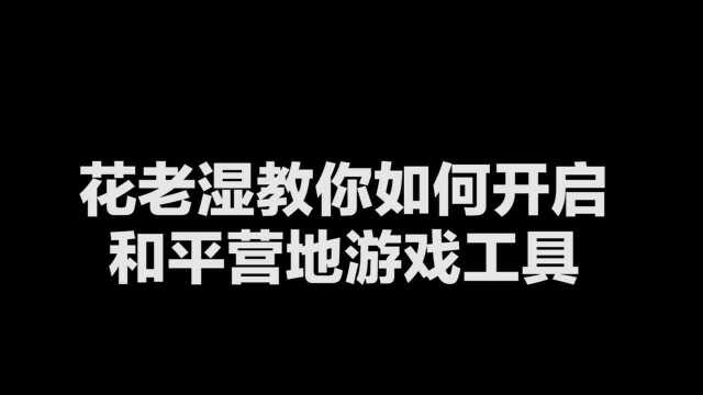 和平精英:花老湿带你揭秘和平营地全新功能