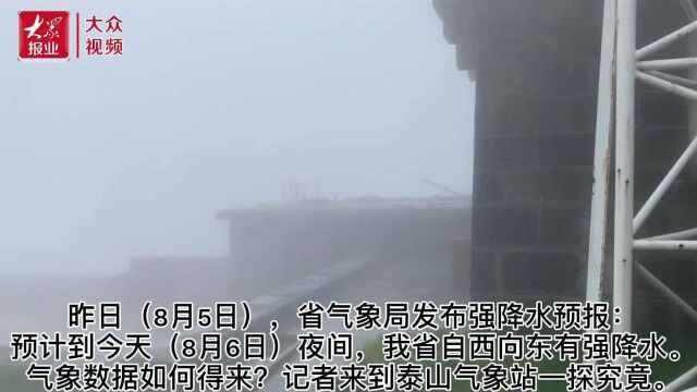 视频|探访泰山气象站:全自动化数据采集,每分钟上传一次