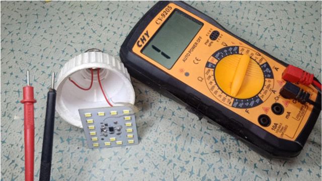 万用表判断LED灯珠的好坏,这么简单的方法,电工别再说不会了