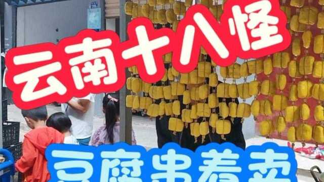 云南曲靖宣威独有美食,被老板串起来卖,堪称十八怪你们吃过吗?