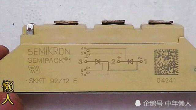 SKKT92A双联装可控硅的控制线路驱动原理图,懒人作品