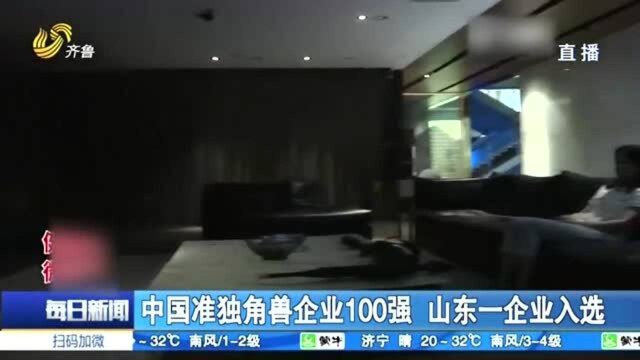 中国准独角兽企业100强 山东有屋智能入选 或将成全屋智能第一股