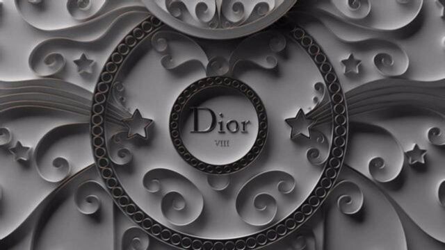 法国著名时尚品牌迪奥为DiorVIII腕表做的广告