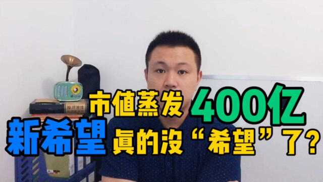 将狂赚150亿,市值却蒸发400亿,新希望真的没“希望”了?