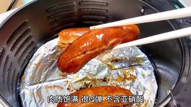 喜欢吃烤肠的看过来!放心烤肠肉质饱满,多肉多汁