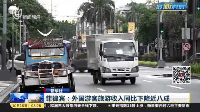 菲律宾:外国游客旅游收入同比下降近八成