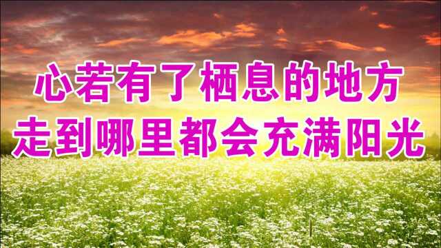 在这个繁杂的社会,要学会适当的把自己心门关上