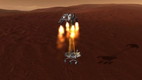 相当精彩！仿真模拟NASA的毅力号火星车登陆火星