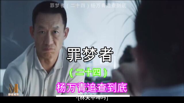 罪梦者(二十四)杨万青追查到底