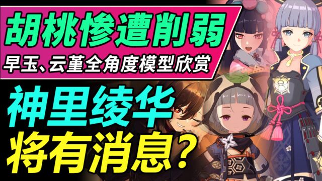 【原神】新璃月七星上线?岩系长枪角色云堇模型曝光!