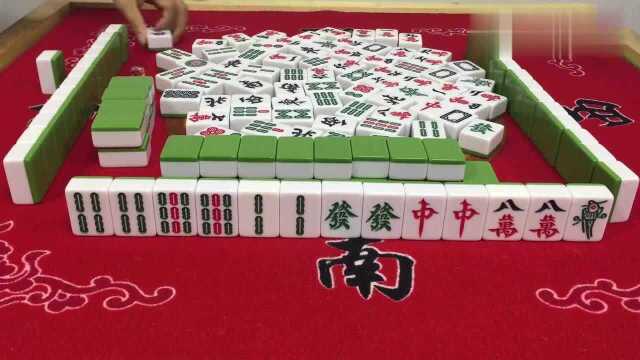 麻将:下家姐姐筒一色全球人单吊,还好我还不慌,绝章自摸