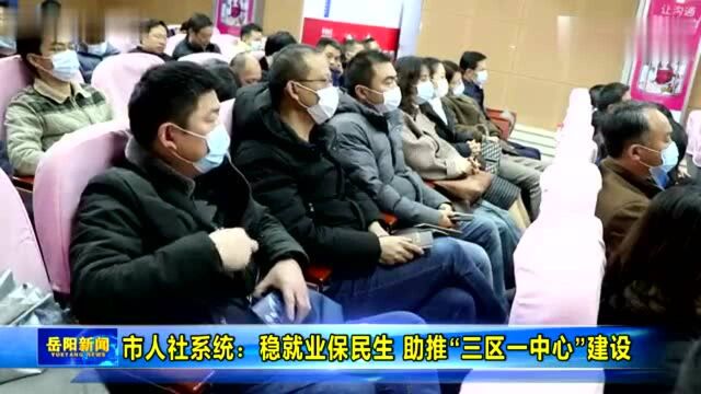 岳阳市人社系统:稳就业保民生 助推“三区一中心”建设