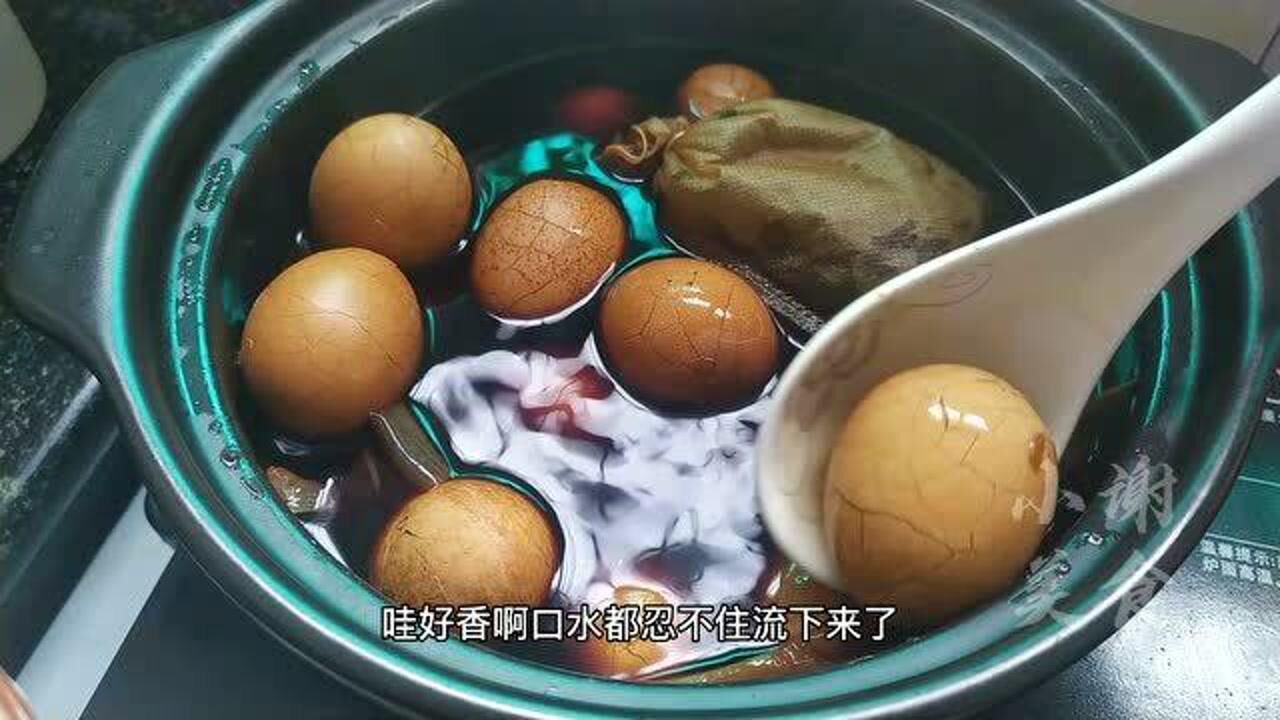 传统五香茶叶蛋,做法简单,茶香味浓超好吃,学会可以出摊了