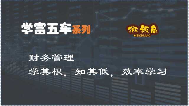 【微视角】理解财务管理,起底公司财务管理的底层逻辑