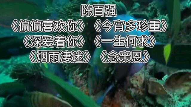 陈百强 粤语金曲《偏偏喜欢你》《今宵多珍重》