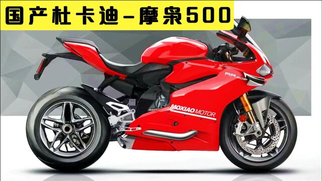 国产杜卡迪《摩枭500RR》堪称一比一仿制,仿制中的战斗机!