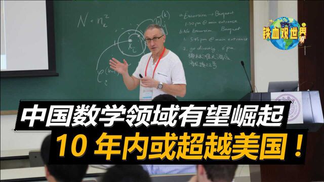 谁说中国数学落后?黄金一代逐渐崛起,有望在10年内达到一流