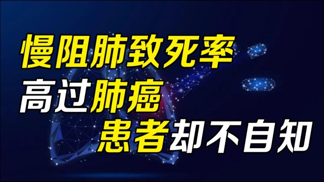 中老年每7个人就有1个慢阻肺,它常与肺癌同行,很多人却不自知