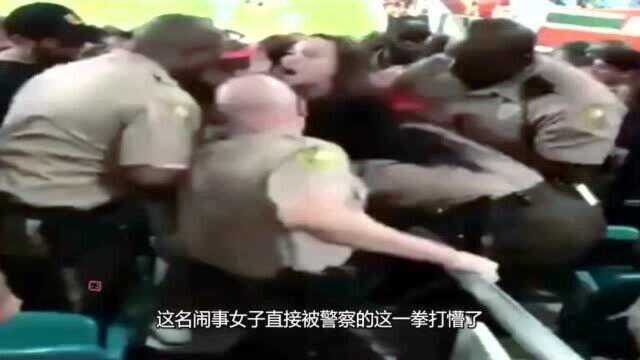 看看国外的警察,管你是什么背景男女老少照样挨揍,监拍疯狂全程!