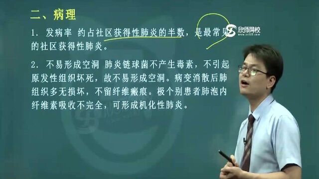 2021年卫生资格正高副高呼吸内科学肺炎球菌肺炎