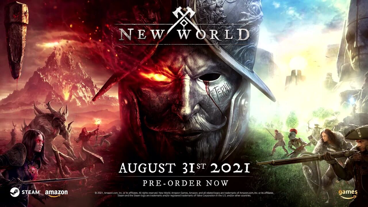 新世界来了!大型类魂系奇幻RPG新网游《New World》8.31上线预告CG