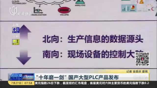 “十年磨一剑”国产大型PLC产品发布