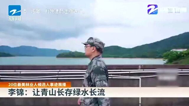 李锦:让青山长存绿水长流