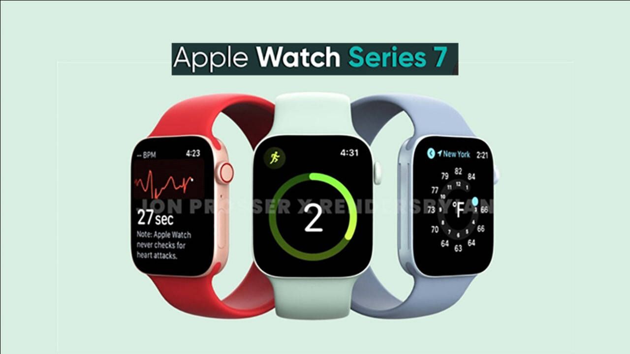 Apple Watch 7详细曝光:直角边框扁平化设计,还有数字表冠