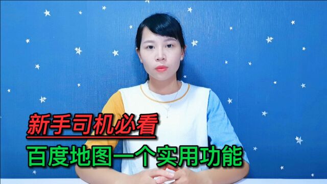 百度地图一个非常实用功能,自动演示全程路线,新手学会不走错路