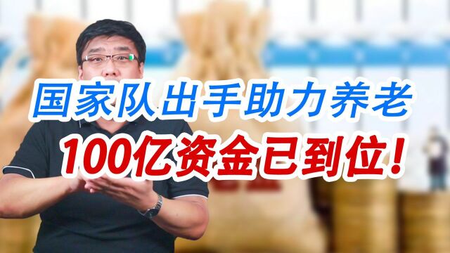 100亿资金到位!养老保险的国家队来了!以后养老金会变多吗?