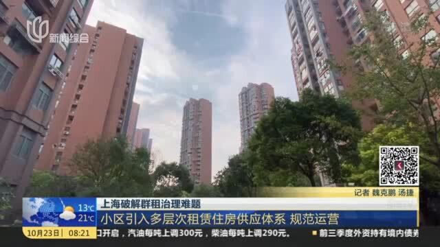 上海破解群租治理难题:小区引入多层次租赁住房供应体系 规范运营